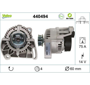 generátor VALEO 440494