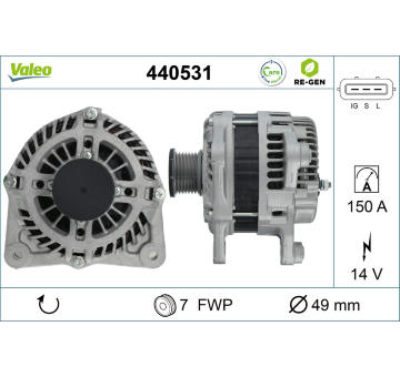 generátor VALEO 440531