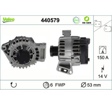 Alternátor VALEO 440579