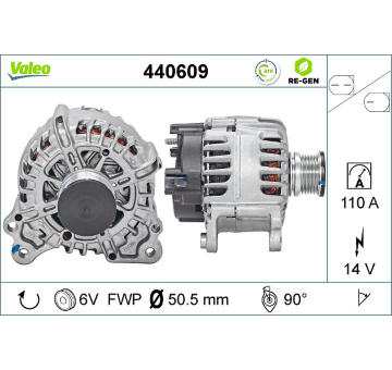 generátor VALEO 440609