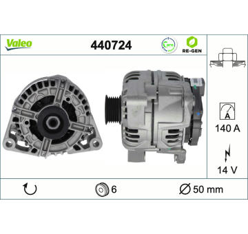 generátor VALEO 440724