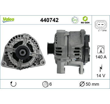 Alternátor VALEO 440742