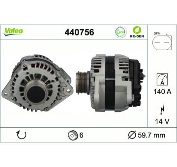 generátor VALEO 440756