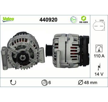 generátor VALEO 440920