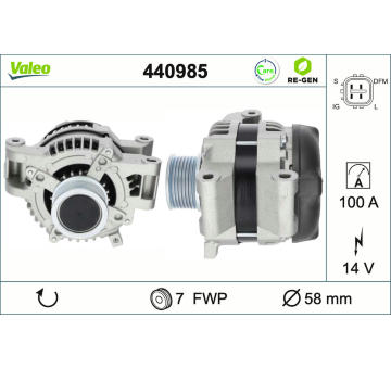 generátor VALEO 440985