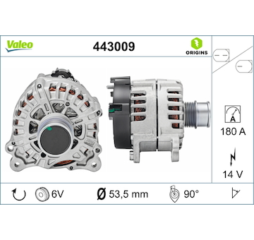 generátor VALEO 443009