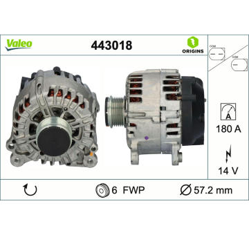 generátor VALEO 443018