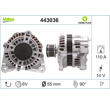 generátor VALEO 443036