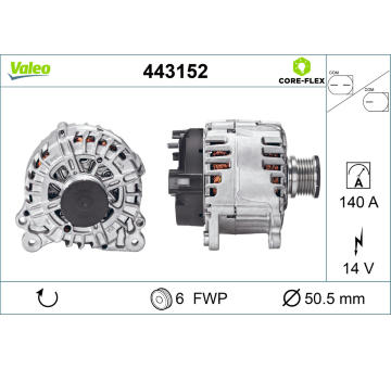 generátor VALEO 443152