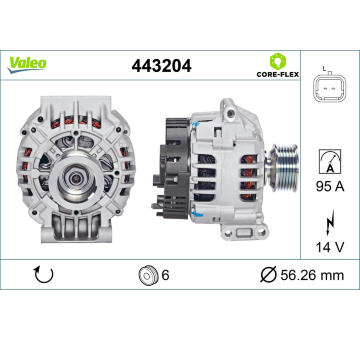 generátor VALEO 443204