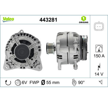 generátor VALEO 443281