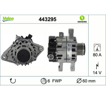 generátor VALEO 443295