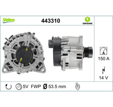 generátor VALEO 443310