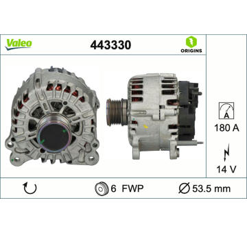 Alternátor VALEO 443330