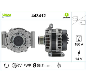 generátor VALEO 443412