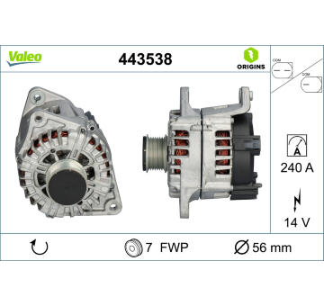 generátor VALEO 443538