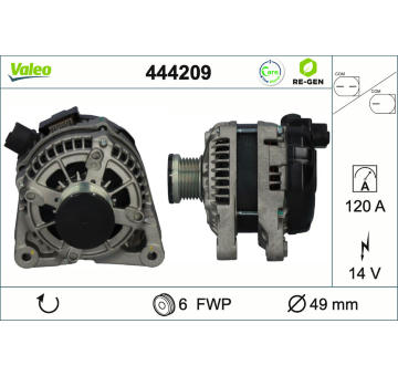 generátor VALEO 444209