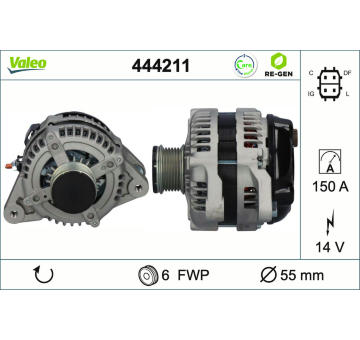 Alternátor VALEO 444211