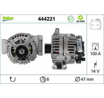 generátor VALEO 444221