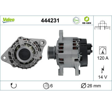 generátor VALEO 444231
