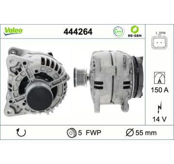 Alternátor VALEO 444264