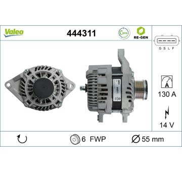 generátor VALEO 444311
