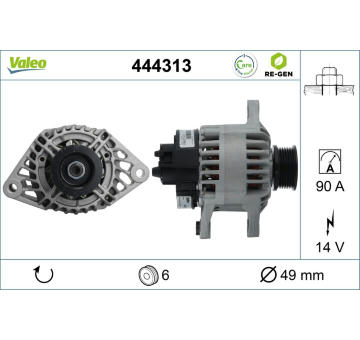 generátor VALEO 444313
