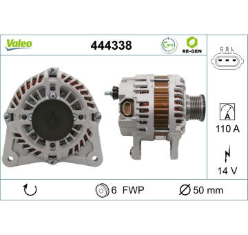 generátor VALEO 444338