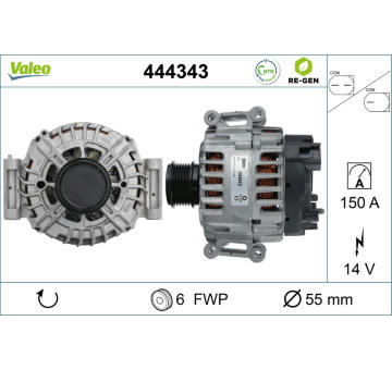 generátor VALEO 444343