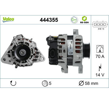 generátor VALEO 444355
