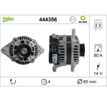 generátor VALEO 444356