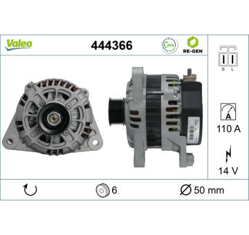 generátor VALEO 444366