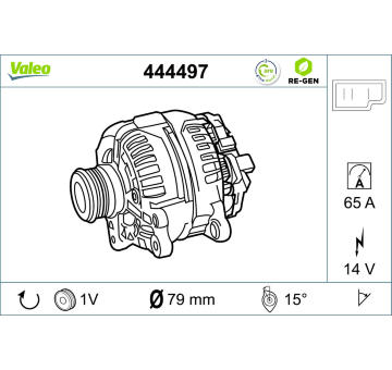 generátor VALEO 444497