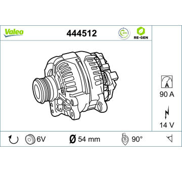 generátor VALEO 444512