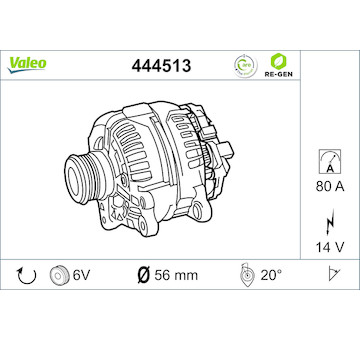 generátor VALEO 444513