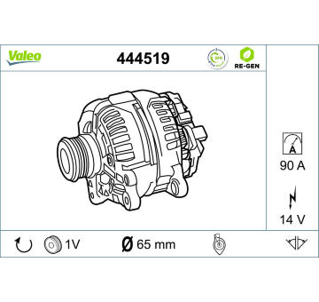 generátor VALEO 444519