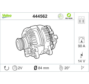 generátor VALEO 444562