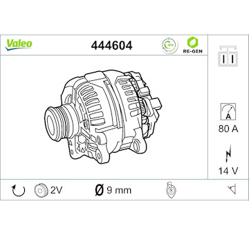 generátor VALEO 444604