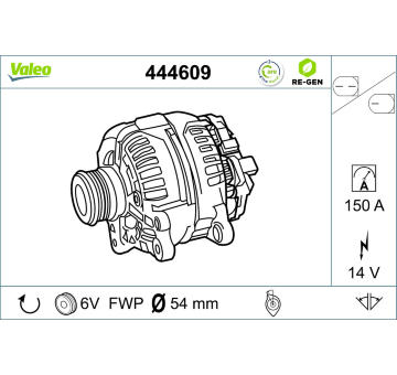 generátor VALEO 444609