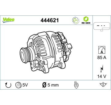 generátor VALEO 444621