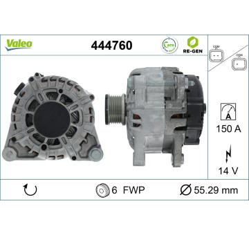 generátor VALEO 444760