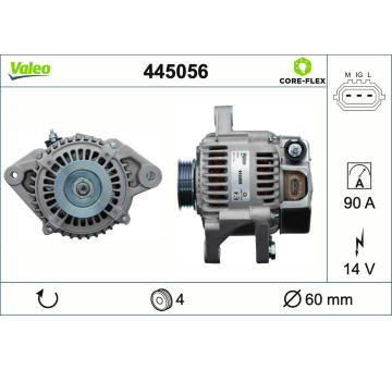 generátor VALEO 445056