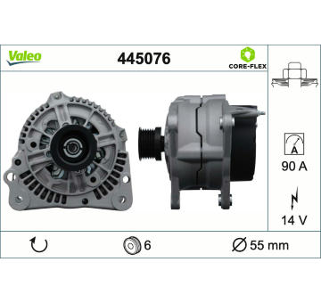 generátor VALEO 445076