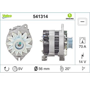 generátor VALEO 541314