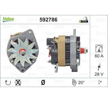 generátor VALEO 592786