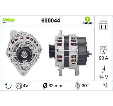 generátor VALEO 600044