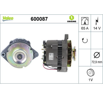 generátor VALEO 600087