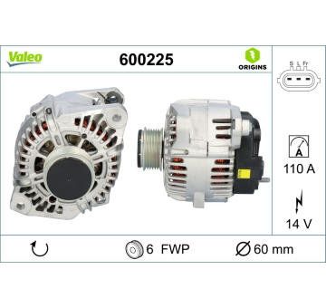 generátor VALEO 600225