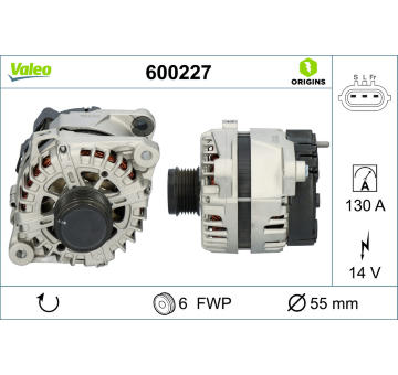 generátor VALEO 600227