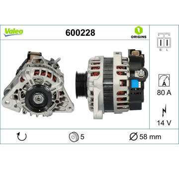 generátor VALEO 600228